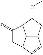 Tricyclo[5.2.1.0(4,10)]dec-2-en-6-one, 8-methoxy- Struktur