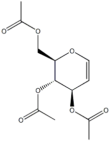 Tri-o-acetyl-glucal Struktur