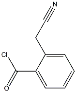 2-(CYANOMETHYL)BENZOYLCHLORIDE Struktur