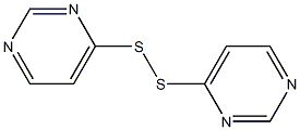 4,4'-dipyrimidyl disulfide Struktur