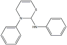 2-anilino-3-phenyl-1,3-thiazine Struktur