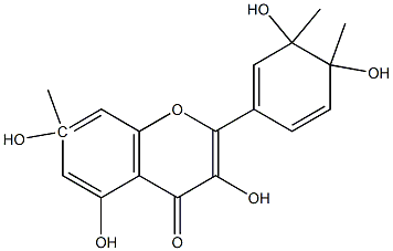 7,3',4'-trimethylquercetin Struktur