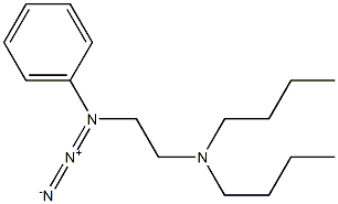 N-(2-di-N-butylaminoethyl)-4-azidobenzene Struktur