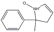 5-methyl-5-phenylpyrroline-1-oxide Struktur