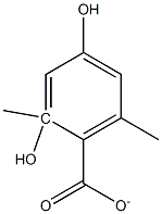 3-methylorsellinate Struktur