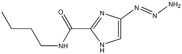 MONOBUTYL-TRIAZENOIMIDAZOLE-CARBOXAMIDE Struktur