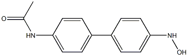 4'-(PARA-(HYDROXYLAMINO)PHENYL)-ACETANILIDE Struktur