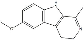 1-METHYL-6-METHOXY-3,4-DIHYDRO-BETA-CARBOLINE Struktur