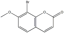 8-BROMO-7-METHOXYCOUMARIN Struktur