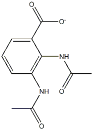 DIACETAMIDOBENZOATE Struktur