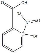 ORTHO-BROMO-ORTHO-NITROBENZOICACID Struktur