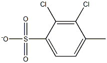 METHYLDICHLOROBENZENESULPHONATE Struktur