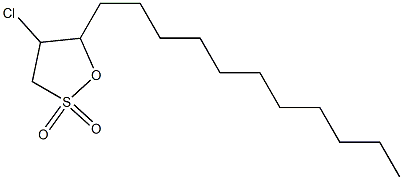 2-CHLORO,-1,3-TETRADECANESULTONE Struktur