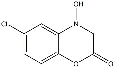 4-HYDROXY-6-CHLORO-1,4-BENZOXAZINONE Struktur