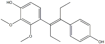 DIMETHOXYDIETHYLSTILBOESTROL Struktur