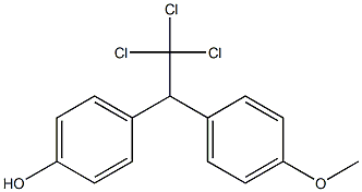 1,1,1-TRICHLORO-2-(4-HYDROXYPHENYL)-2-(4-METHOXYPHENYL)ETHANE Struktur