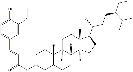 STIGMASTANOLTRANS-FERULATE Struktur