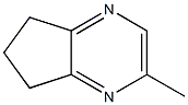 2-METHYL-6,7-DIHYDRO-5H-CYCLOPENTAPYRAZINE Struktur