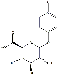 PARA-CHLOROPHENYLGLUCURONIDE Struktur