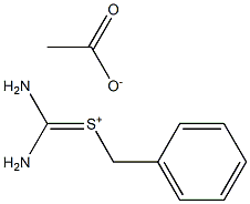 BENZYLTHIOURONIUMACETATE Struktur