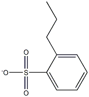 N-PROPYLBENZENESULPHONATE Struktur