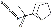 ENDO-2-ACETYL-EXO-6-NORBORNYLISOTHIOCYANATE Struktur