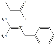 BENZYLTHIOURONIUMPROPIONATE Struktur