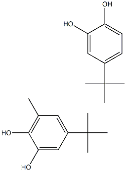 BIS(2-HYDROXY-5-TERT-BUTYLPHENOL)METHANE Struktur