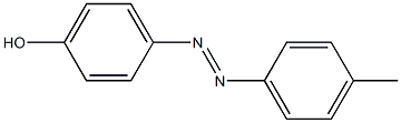 4-HYDROXY-4'-METHYLAZOBENZENE Struktur