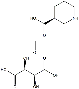 Methyll (S)-nipecotate,D-tartrate Struktur