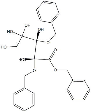 1,2,3-TRIBENZYLOXY-4-HYDROXYARABINOSE Struktur