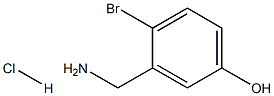 2-BROMO-5-HYDROXYBENZYLAMINE Hydrochloride Struktur