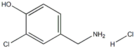 3-CHLORO-4-HYDROXYBENZYLAMINE Hydrochloride Struktur