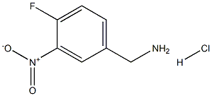 4-FLUORO-3-NITROBENZYLAMINE Hydrochloride Struktur