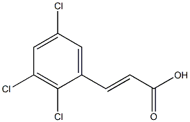 2,3,5-TRICHLOROCINNAMIC ACID Struktur