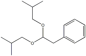 1,1-Diisobutoxy-2-phenylethane Struktur