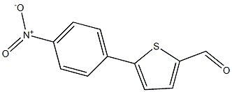 5-(4-NITROPHENYL)THIOPHENE-2-CARBALDEHYDE Struktur