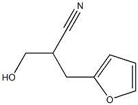 3-(2-FURYL)-2-(HYDROXYMETHYL)PROPANENITRILE Struktur