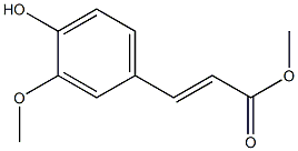 METHYL 3-(4-HYDROXY-3-METHOXYPHENYL)ACRYLATE Struktur