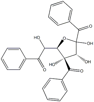 1,3,5-TRIBENZOYL-D-RIBOFURANOOSE Struktur