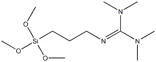 2-[3-(TRIMETHOXYSILYL) PROPYL]-1,1,3,3-TETRAMETHYL GUANIDINE Struktur