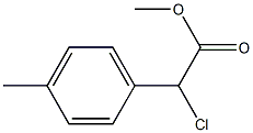 METHYL A-CHLORO-4-METHYLPHENYLACETATE Struktur