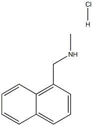 N-METHYL NAPHTHYLMETHYL AMINE HCL Struktur