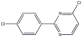 4-CHLORO-2-(4-CHLOROPHENYL)PYRIMIDINE Struktur