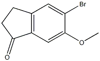 5-BROMO-6-METHOXY-INDAN-1-ONE Struktur