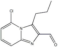 5-CHLORO-3-PROPYLIMIDAZO[1,2-A]PYRIDINE-2-CARBALDEHYDE Struktur