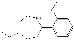 5-ETHYL-2-(2-METHOXYPHENYL)AZEPANE Struktur