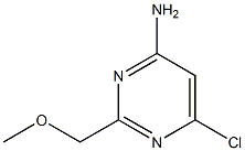 6-CHLORO-2-METHOXYMETHYL-PYRIMIDIN-4-YL-AMINE Struktur