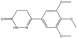 6-(3,4,5-trimethoxyphenyl)-2,3,4,5-tetrahydropyridazin-3-one Struktur