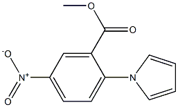 methyl 5-nitro-2-(1H-pyrrol-1-yl)benzoate Struktur